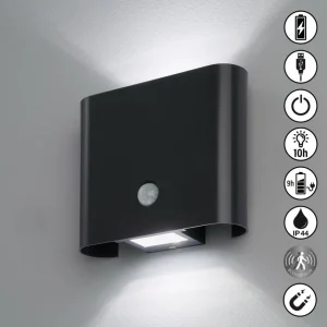 Sale Applique à batterie LED Magnetics 2 lampes 18 cm Éclairage Extérieur Professionnel