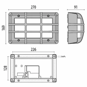 Cheap Applique d'ext. LED Bliz Marine, 3 000 K, laiton Éclairage Extérieur Professionnel