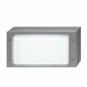 Store Applique d'extérieur Bliz grise à LED Éclairage Extérieur Professionnel