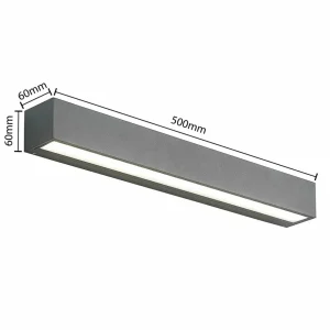 Best Applique d'extérieur LED Lengo, CCT, 50 cm, à 1 lampe, graphite Éclairage Extérieur Professionnel