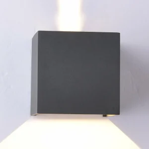 Best Applique d'extérieur LED Davos angulaire, gris Éclairage Extérieur Professionnel