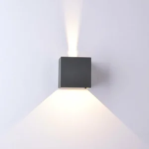 Best Applique d'extérieur LED Davos angulaire, gris Éclairage Extérieur Professionnel