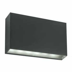 Fashion Applique d'extérieur LED Elvira, gris foncé Éclairage Extérieur Professionnel
