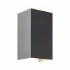 Store Applique d'extérieur LED Hilly, hauteur 13,6 cm, gris foncé, métal Éclairage Extérieur Professionnel
