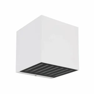 Cheap Applique d'extérieur LED Illi, blanc, largeur 10 cm, aluminium, IP54 Éclairage Extérieur Professionnel