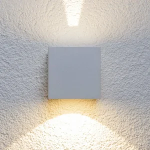 Best Applique d'extérieur LED Jarno blanche, cube Éclairage Extérieur Professionnel