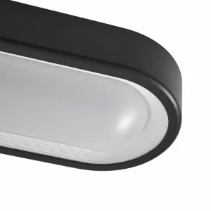 Best Applique d'extérieur LED Niniel, noir/blanc, plastique Éclairage Extérieur Professionnel