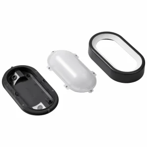 Best Applique d'extérieur LED Niniel, noir/blanc, plastique Éclairage Extérieur Professionnel