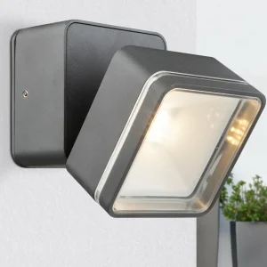 Best Applique d’extérieur LED Lissy, anthracite, angles Éclairage Extérieur Professionnel
