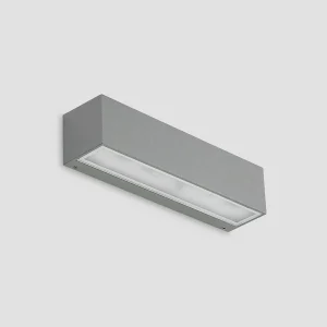 Best Sale Applique d'extérieur LED Lengo, 25 cm, argent, à 2 lampes, alu Éclairage Extérieur Professionnel