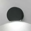 Fashion Applique d'extérieur LED Pill ronde en gris foncé Éclairage Extérieur Professionnel