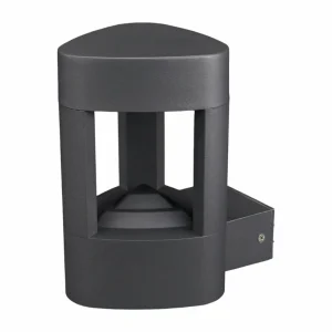 Cheap Applique d'extérieur LED Pirron, triangulaire, aluminium, noir Éclairage Extérieur Professionnel