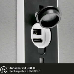 Cheap Applique d'extérieur LED rechargeable 3788016, blanc, capteur, up/down Éclairage Extérieur Professionnel