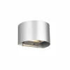 Hot Applique d'extérieur LED rechargeable Talent, couleur titane, largeur 16 cm Éclairage Extérieur Professionnel