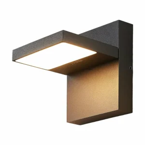 Cheap Applique d'extérieur LED Silvan, gris foncé Éclairage Extérieur Professionnel