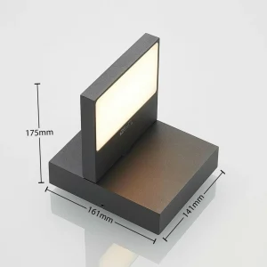 Cheap Applique d'extérieur LED Silvan, gris foncé Éclairage Extérieur Professionnel