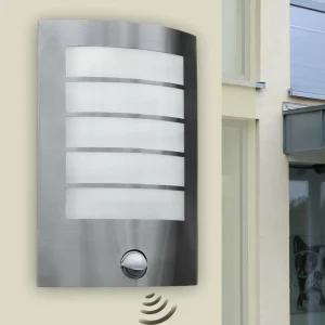 Outlet Applique d’extérieur LED Slim avec détecteur IP44 Éclairage Extérieur Professionnel