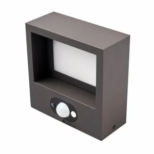 Best Applique d’extérieur LED solaire Mahra, détecteur Éclairage Extérieur Professionnel
