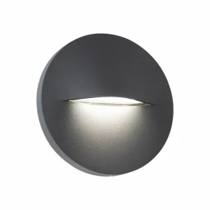 Fashion Applique d'extérieur LED Vita, gris foncé, Ø 14 cm Éclairage Extérieur Professionnel