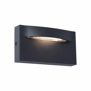 Store Applique d'extérieur LED Vita, gris foncé, 13,7 x 7,5 cm Éclairage Extérieur Professionnel