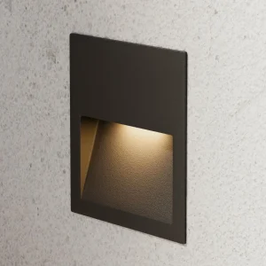 Best Sale Applique encastrable LED Loya, carrée, grise, extérieur Éclairage Extérieur Professionnel