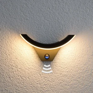 Store Applique extérieure LED Half à détecteur Éclairage Extérieur Professionnel
