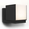 Outlet Applique LED Cuba, 1 lampe, noire, 3 000 K Éclairage Extérieur Professionnel