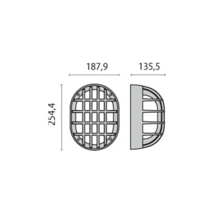 Cheap Applique LED Eko+19/G anthracite métallisé 3 000 K Éclairage Extérieur Professionnel