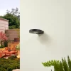 Flash Sale Applique murale LED Tavon, ronde, noire, capteur Éclairage Extérieur Professionnel