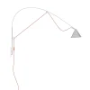 Store applique murale LED AYNO L, gris/orange, 2.700 K, 130 cm Éclairage De Bureau