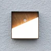 Sale Applique murale LED rechargeable Meg, couleur bois, 15 x 15 cm, capteur Éclairage Extérieur Professionnel