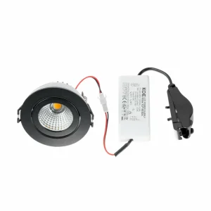 Best downlight LED Jyra, noir, 3.000K Éclairage De Magasins
