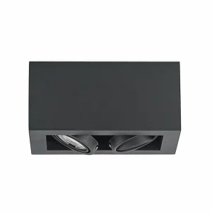 Hot Giyan Downlight, à 2 lampes, noir Éclairage De Bureau