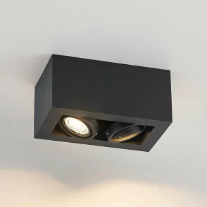 Hot Giyan Downlight, à 2 lampes, noir Éclairage De Bureau