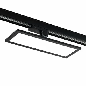 Flash Sale Hairis Panneau LED 3 phases noir 3000 K Éclairage De Magasins