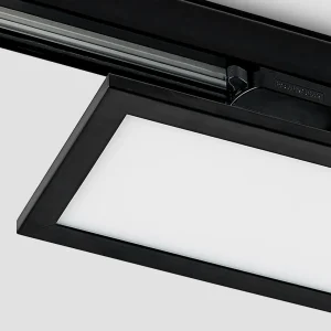 Flash Sale Hairis Panneau LED 3 phases noir 3000 K Éclairage De Magasins
