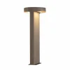 Hot Borne lumineuse LED E384, à 2 lampes, béton, hauteur 70 cm Éclairage Extérieur Professionnel