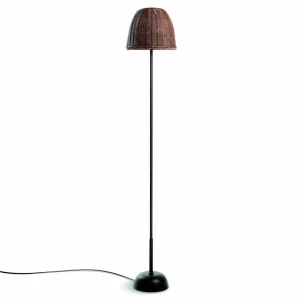 Hot lampe sur pied LED Atticus 114, brun graphite/marron, fiche Éclairage Extérieur Professionnel