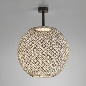 Store Nans Sphere PF/80 Plafonnier d'extérieur LED brun Éclairage Extérieur Professionnel