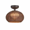 Sale Plafonnier d'extérieur LED Garota, brun graphite/brun Éclairage Extérieur Professionnel