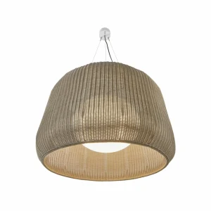 Hot Suspension d'extérieur LED Fora 90, blanc naturel/beige Éclairage Extérieur Professionnel