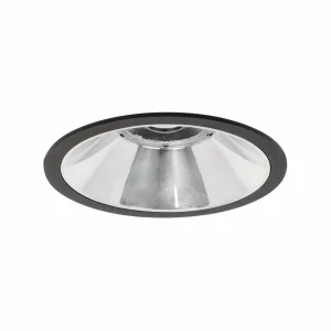 Best Apollo Midi réflecteur lisse, rond, 4.000 K, noir Éclairage De Magasins