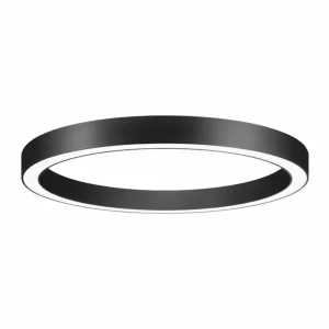 Best Biro Circle Plafond circulaire Ø 75 cm DALI noir 4000 K Éclairage De Bureau