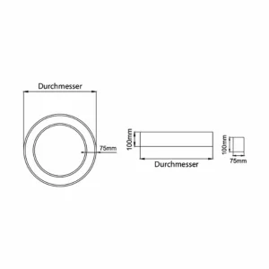 Best Biro Circle Plafond circulaire Ø 75cm 40W on/off argent 840 Éclairage De Bureau