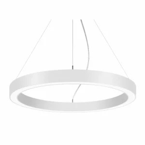 Best Biro Circle Ring10 Ø 45 cm up/down DALI blanc 3000 K Éclairage De Bureau