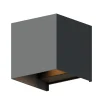 Online applique d'extérieur LED Cube, Up&Down, hauteur 10cm, anthracite Éclairage Extérieur Professionnel