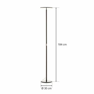 Discount Commande gestuelle - lampadaire à éclairage indirect Omar Éclairage De Bureau