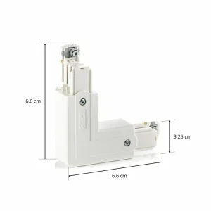 Cheap Connecteur d’angle Noa cond. protection ext. blanc Éclairage De Magasins