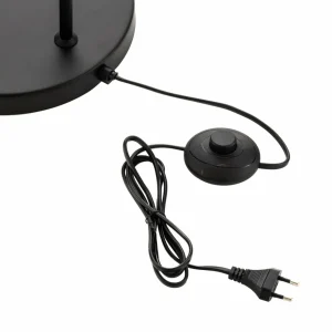 Outlet Denver lampadaire en noir mat Éclairage De Bureau