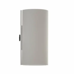 Best Egger Applique d'extérieur LED Tubo, blanc, Ø 9 cm, aluminium, up/down Éclairage Extérieur Professionnel